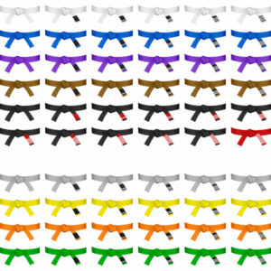 Jiu Jitsu banden volgorde